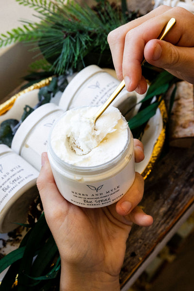 Blue Spruce Whipped Herbal Body Butter