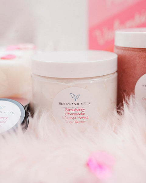 Strawberry Cheesecake Whipped Herbal Body Butter