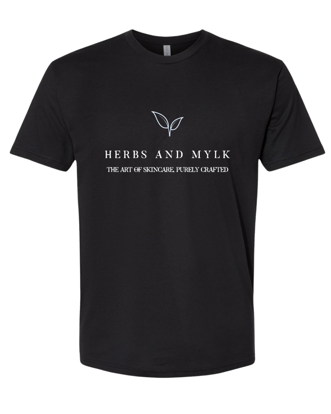 Herbs and Mylk Logo Tee – Black (Men’s)