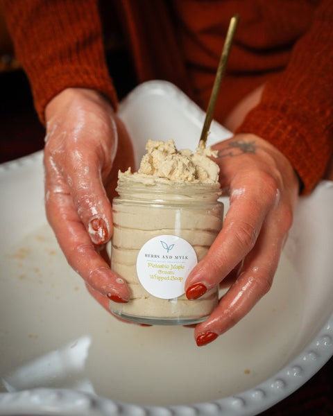 Pistachio Maple Cream Whipped Soap