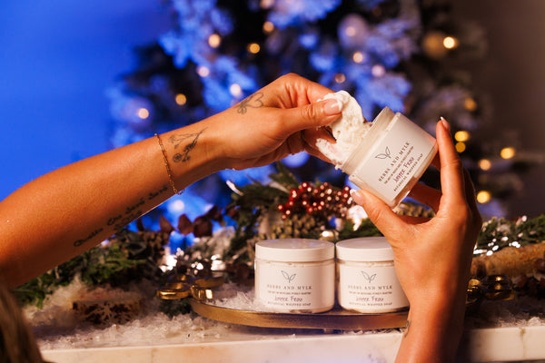 Juniper Frost Botanical Whipped Soap