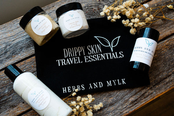 Drippy Skin Travel Essentials Oatmeal, Mylk & Honey
