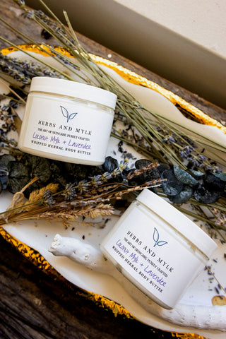 Coconut Mylk & Lavender Whipped Herbal Body Butter