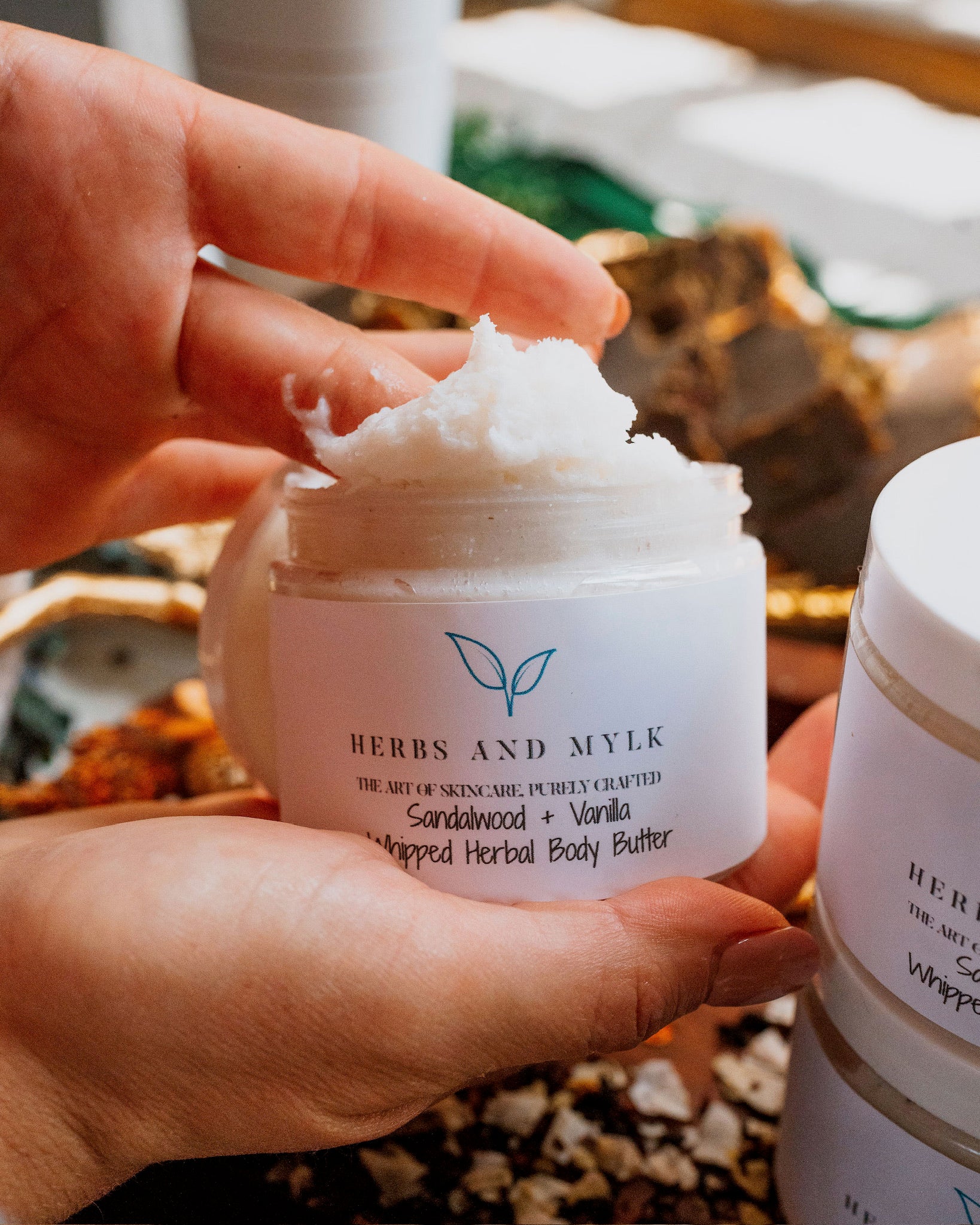 Sandalwood & Vanilla Whipped Herbal Body Butter