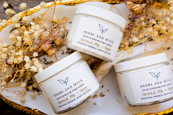 Oatmeal, Mylk & Honey Whipped Herbal Body Butter