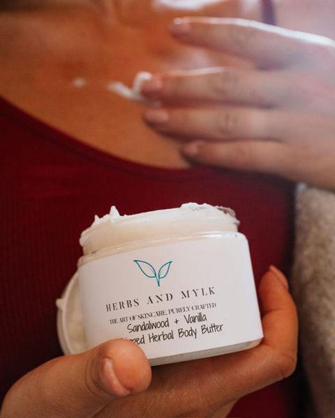 Sandalwood & Vanilla Whipped Herbal Body Butter