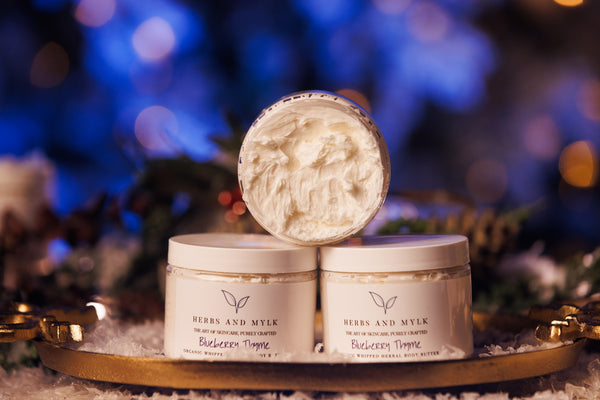 Blueberry Thyme Whipped Herbal Body Butter
