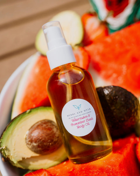 Watermelon Cucumber & Calendula Body Oil