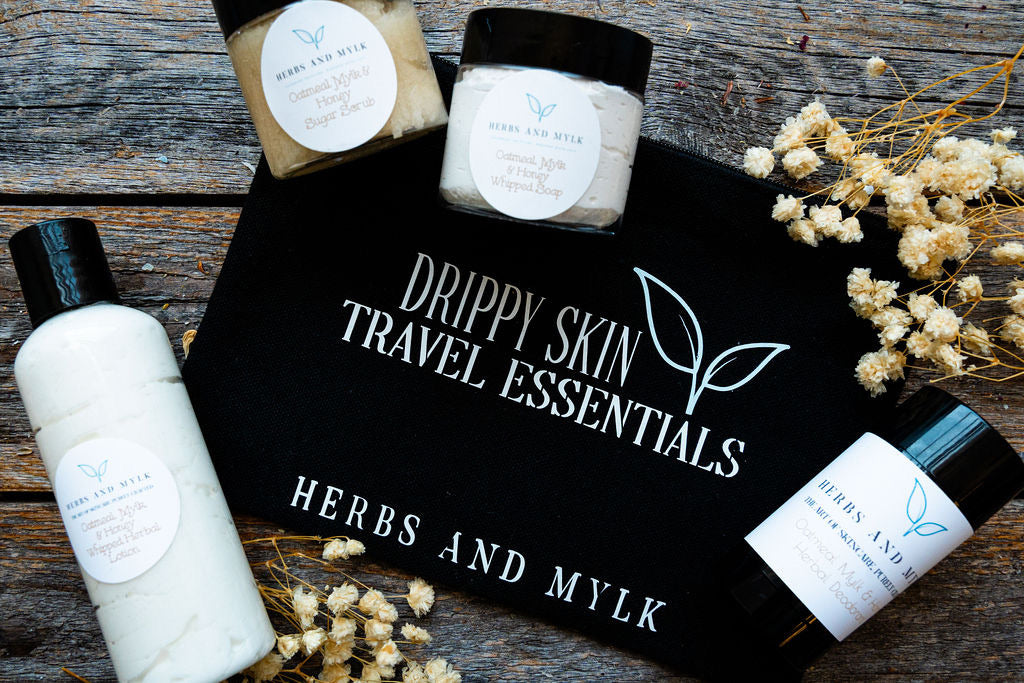 Drippy Skin Travel Essentials Oatmeal, Mylk & Honey