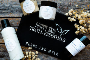 Drippy Skin Travel Essentials Oatmeal, Mylk & Honey