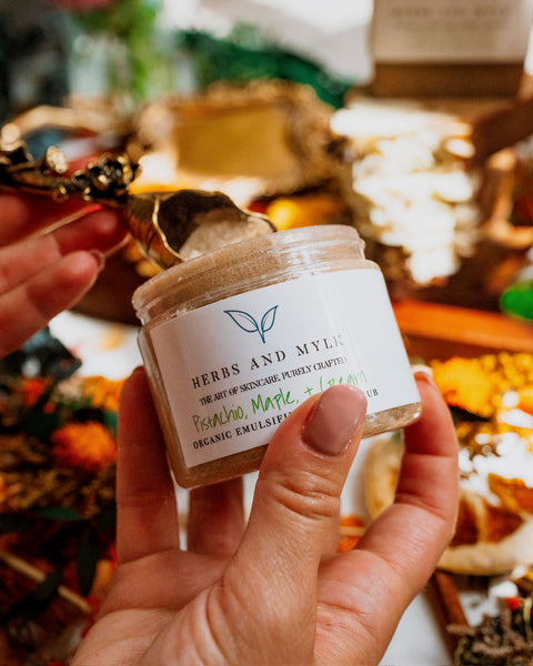Pistachio Maple Cream Organic Emulsified Sugar Scrub