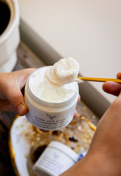 Rosemary, Eucalyptus & Sweet Orange Whipped Herbal Body Butter