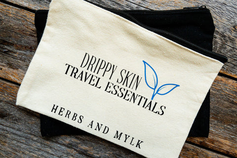 Drippy Skin Travel Essentials Bag