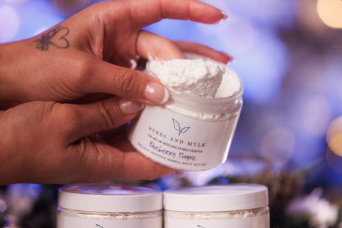 Blueberry Thyme Whipped Herbal Body Butter
