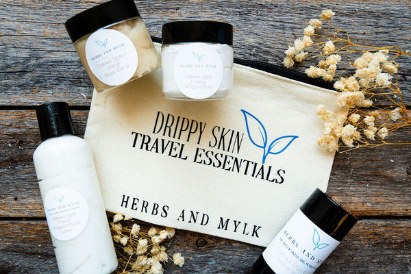 Drippy Skin Travel Essentials Oatmeal, Mylk & Honey