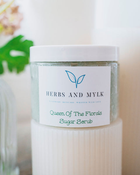 Queen Of The Florals Organic Emulsified Sugar Scrub