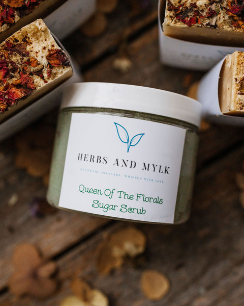 Queen Of The Florals Organic Emulsified Sugar Scrub