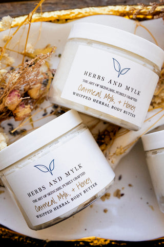 Oatmeal, Mylk & Honey Whipped Herbal Body Butter
