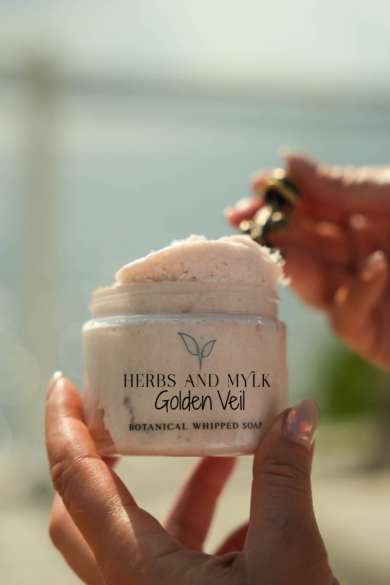 Golden Veil Botanical Infused Whipped Soap