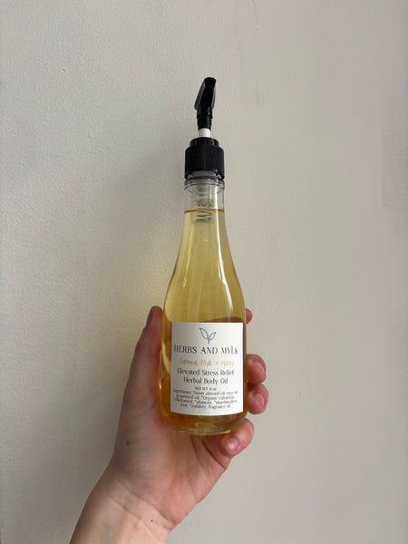 Oatmeal, Mylk + Honey Elevated Stress Relief Herbal Body Oil
