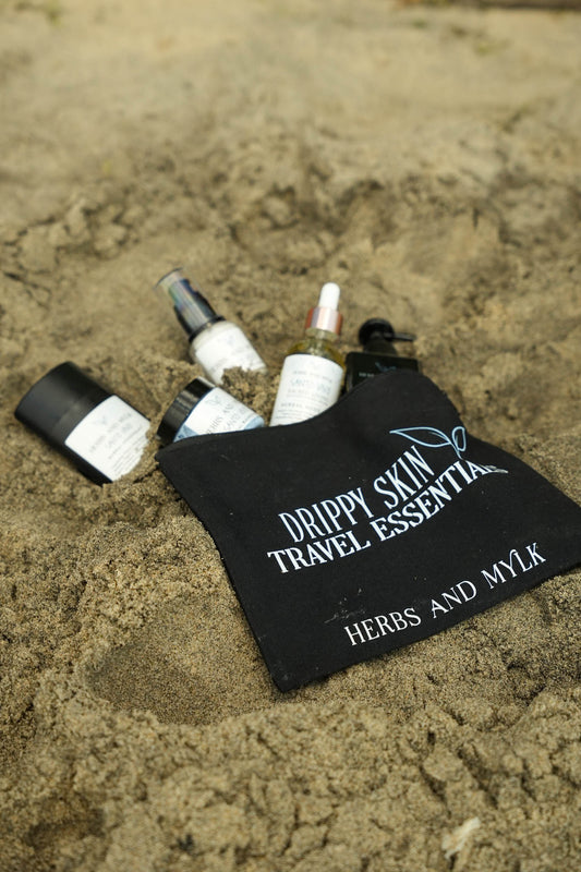 Drippy Skin Travel Essentials Santo Vivo