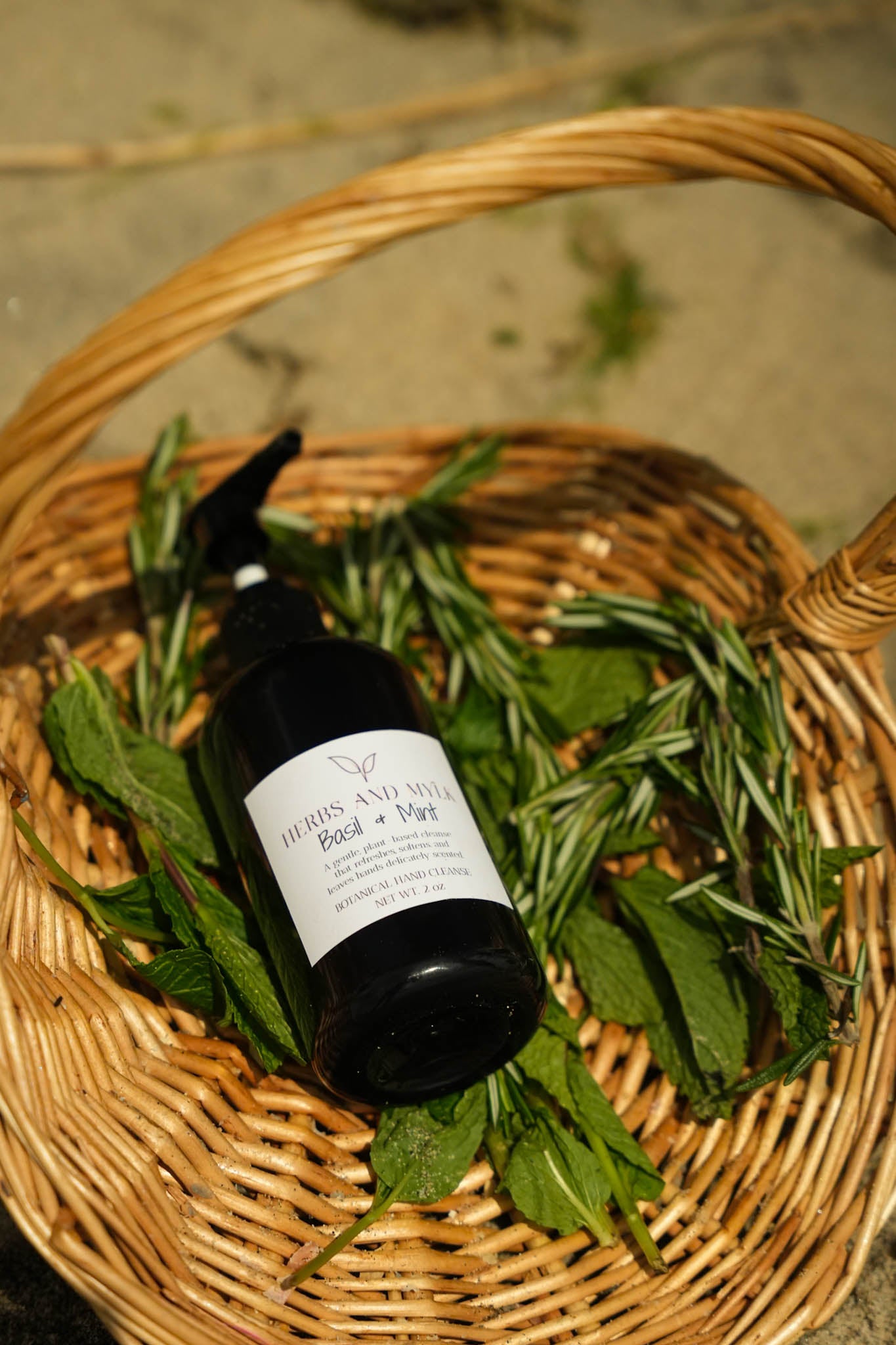 Mint + Basil Botanical Hand + Body Wash