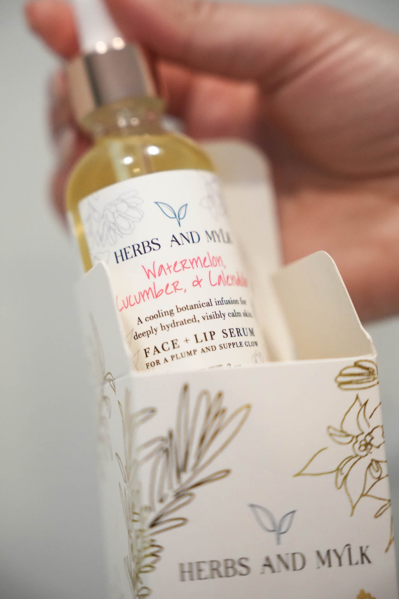 Watermelon Cucumber serum packaging shot