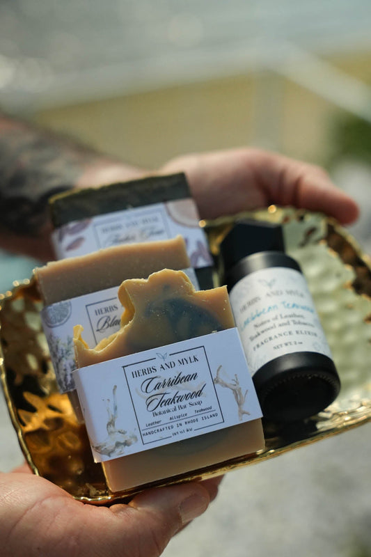 Caribbean Teakwood soap lifestyle photo
