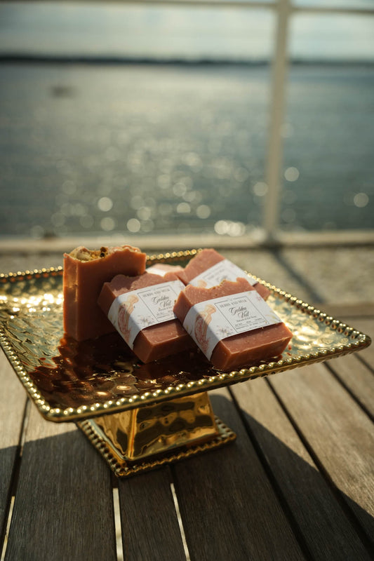 Golden Veil Botanical Cleansing Bar