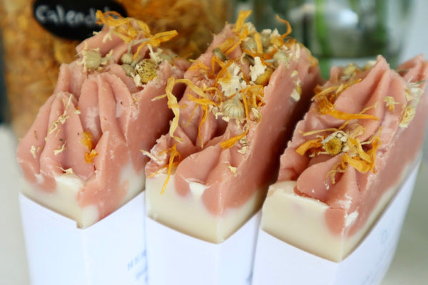 Spearmint, Grapefruit & Calendula Bar Soap