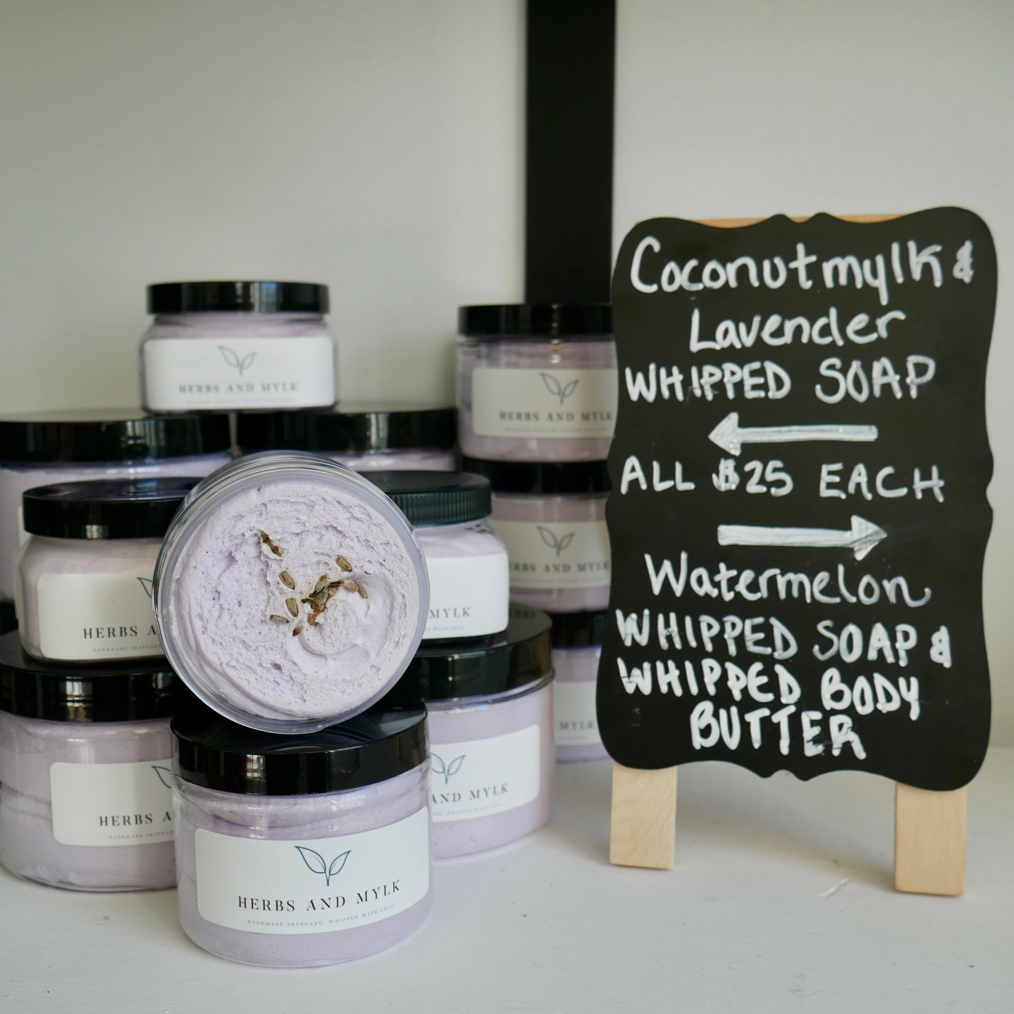 Coconut Mylk & Lavender Whipped Soap