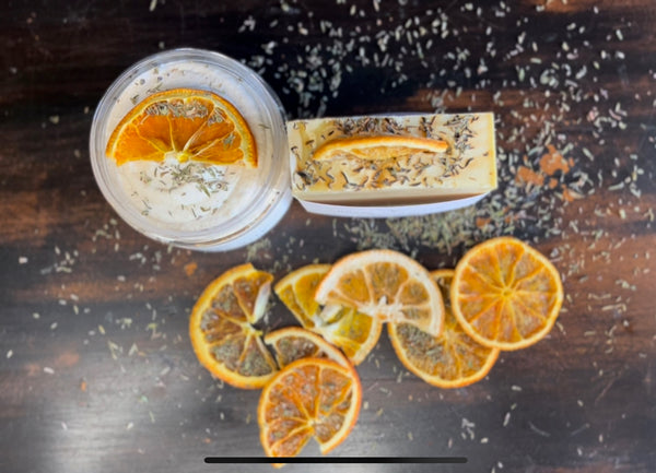 White Tea & Orange Whipped Soap