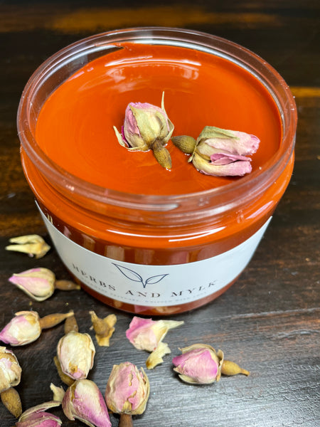 Rose & Hibiscus Face Mask