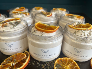 White Tea & Orange Whipped Soap